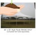 Party Tents Direct High Peak Canopy Event Tent Frame ONLY, 10' x 10'   